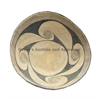 Mimbres Classic Style III Large Bowl Scroll Design