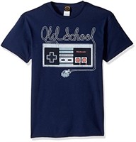 Nintendo Men's Tangled Controller T-Shirt, Navy,