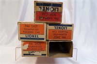 Lionel train boxes