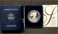 2006 1oz Proof Silver Eagle w/Box & Papers
