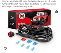 Nilight - NI -WA 06 LED Light Bar Wiring Harnes