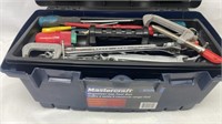Mastercraft Tool Box with wrenches clamps