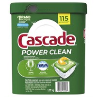 115-Pc Cascade Power Clean Dishwasher Detergent