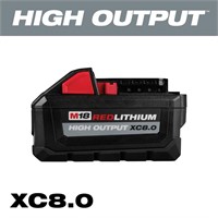 $199  M18 18-Volt Lithium-Ion HIGH OUTPUT XC 8.0Ah