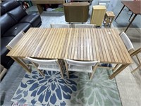 DINING  TABLE W 6 CHAIRS RETAIL $4,500