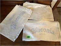 Vintage Waconia Seed Sacks