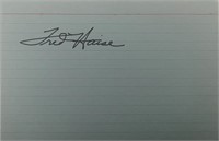 NASA Astronaut Fred Haise Signature