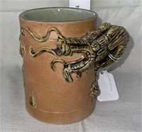 Dragon handled mug