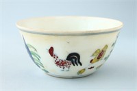 Fine Chinese Doucai Porcelain Wine Cup,