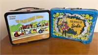 Thermos Partridge Family & Barbie Lunch Boxes