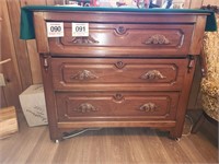 Dresser w/ glass piece on top 35" t x 40".....