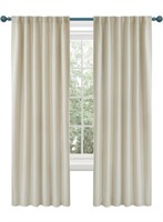 Deconovo blackout beige khaki curtain panels