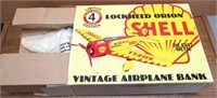 Lockheed Orion Diecast Airplane Bank, Shell