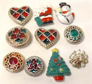 Christmas Button Covers incl. NONY