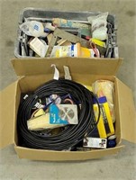 (2) Boxes Of Miscellaneous Garage Items