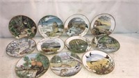 The Woodland Year Decorative Plates T5G