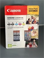 Canon Printer Ink 3e,3e,6C,6M,6Y