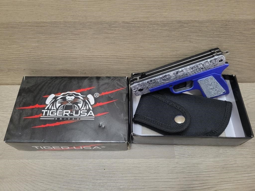 Tiger Revolver Knife w/ Holster NEW