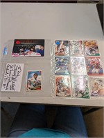 9 Autographed NLF Cards + Stump Mitchell Autograph