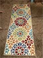 4’ 5” x 1’8” entryway rug