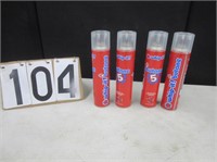 4 Canisters of Whip-It Butane 5