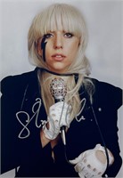 Autograph COA Lady Gaga Photo