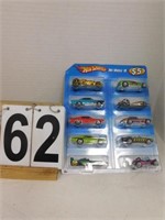 10 Hot Wheels In Sealed Pack