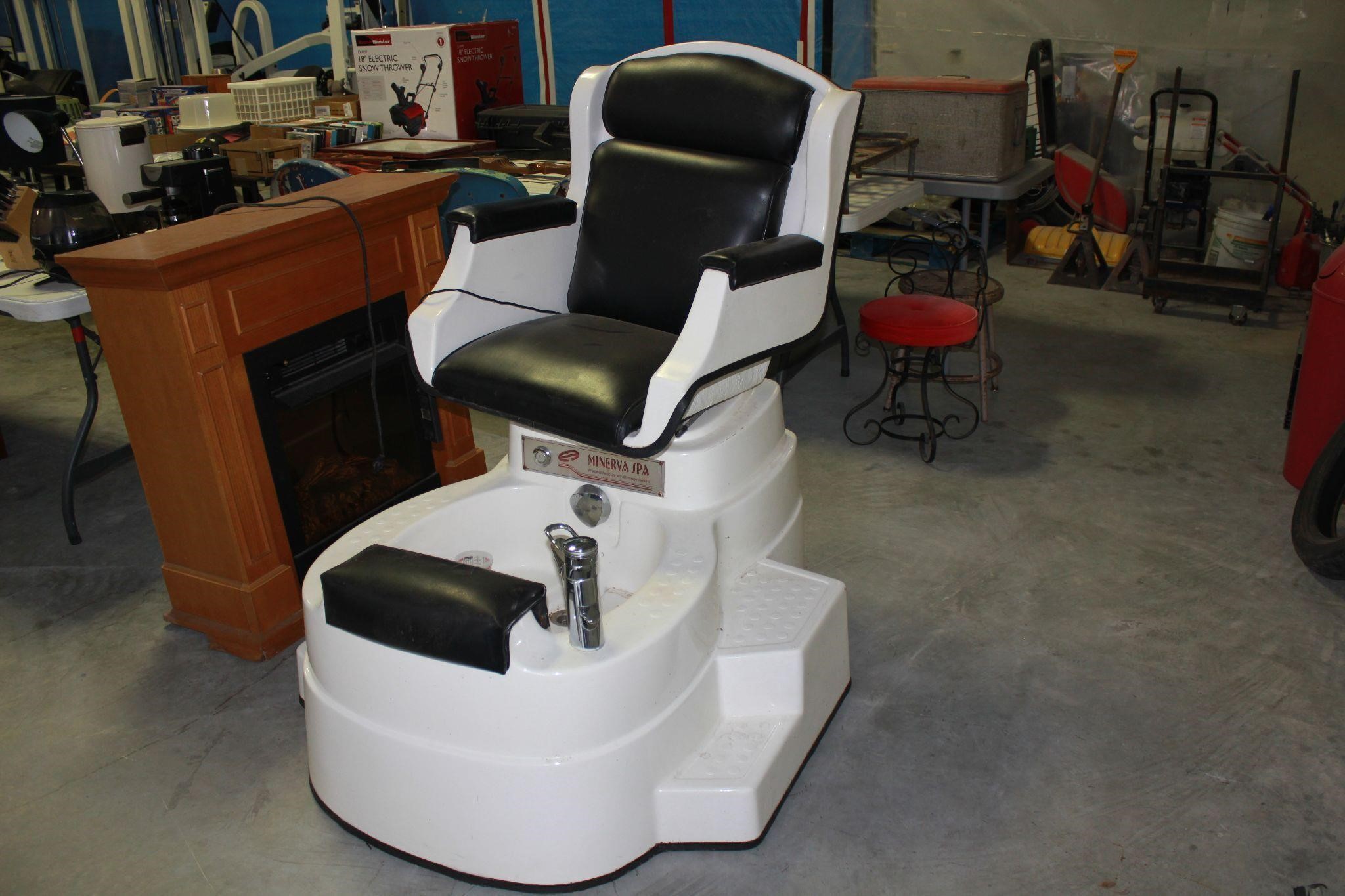 MINERVA SPA PEDICURE CHAIR-PUMP WORKS- NO SHIPPING