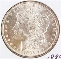 Coin 1885 Morgan Silver Dollar Brilliant Unc.