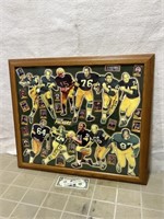 Green Bay Packers autographed display Times gone