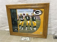 Framed Brett Farve Green Bay Packers poster
