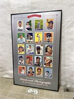 Legends of baseball 1933-1959 poster measures