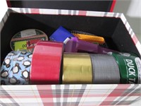 MEMORY BOX OF DUCT TAPES,OTHER ITEMS