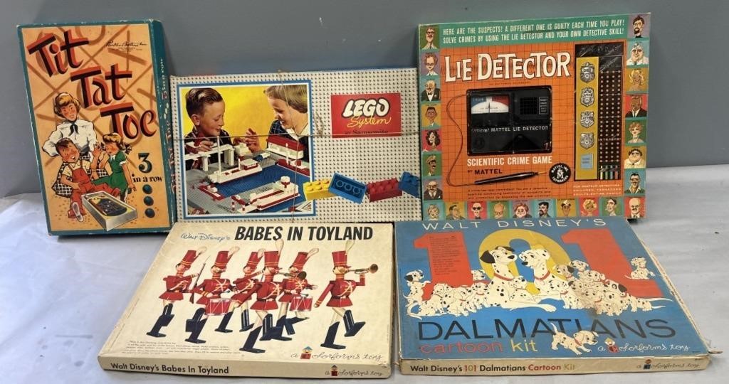 Early Game Lot Lie Detector, Lego, Disney etc