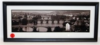 Print of Bridges in European City