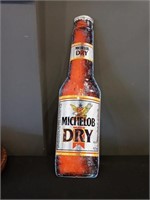 Tin michelob dry sign