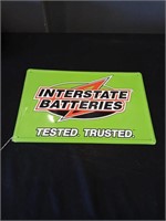 Tin interstate Batteries sign
