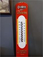 Porcelain Oshkosh B'Gosh thermometer