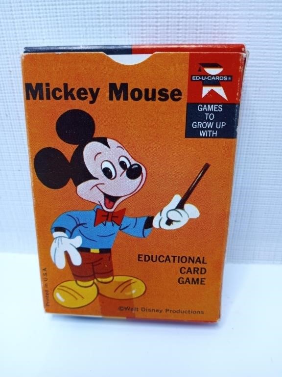 Vintage Mickey Mouse Card Deck