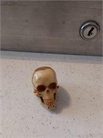 Carved Bone Skull Head