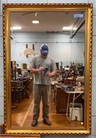 CARVED GOLD FRAME  MIRROR ~ 50 1/2" X 34 11/2"