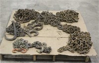Assorted Chains, Unknown Sizes & Lengths
