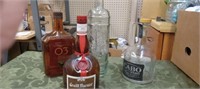 4 Collectable Liquor Bottles