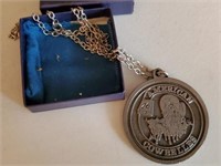 American Cowbelles pewter medallion