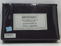 Briteyarn Queen Full Duvet cover set. South shore