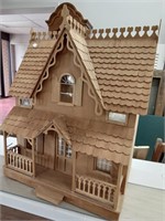 Wooded doll house 20" x 23"