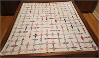 Vintage Handmade Quilt 70"x82"