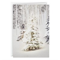 Hallmark Boxed Christmas Cards, Snowy Glowy Tree (
