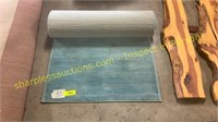 Rug/runner-blue 2x8ft