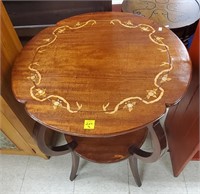 Antique Table w/ Mother of Pearl Inlay
